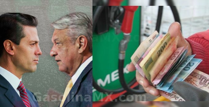 precio gasolina amlo epn