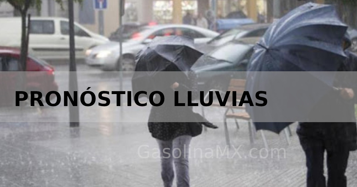 pronostico lluvias hoy