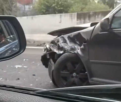 accidente autopista mexico cuernavaca grasa aceite