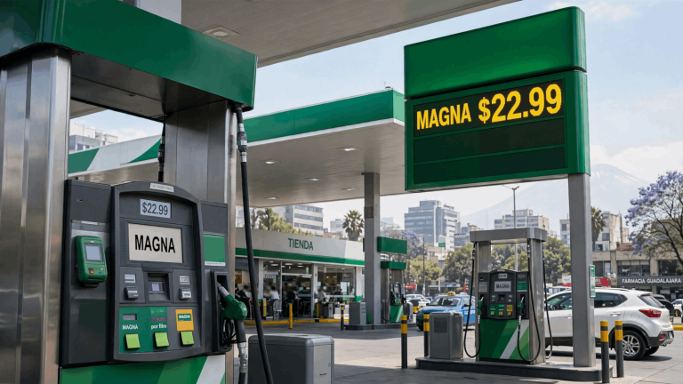 Gasolinera en Miguel Hidalgo vende gasolina Magna en 22.99 pesos